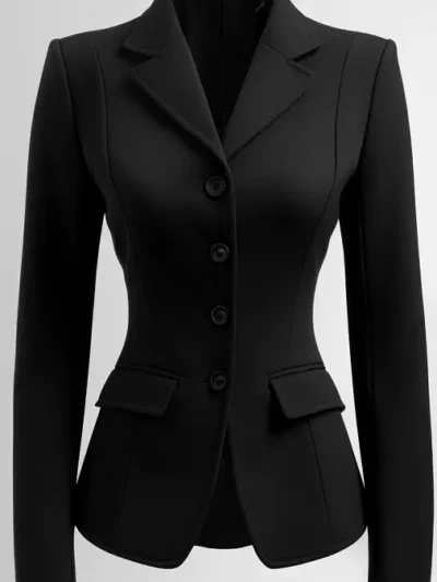 Women Black Wool Coat